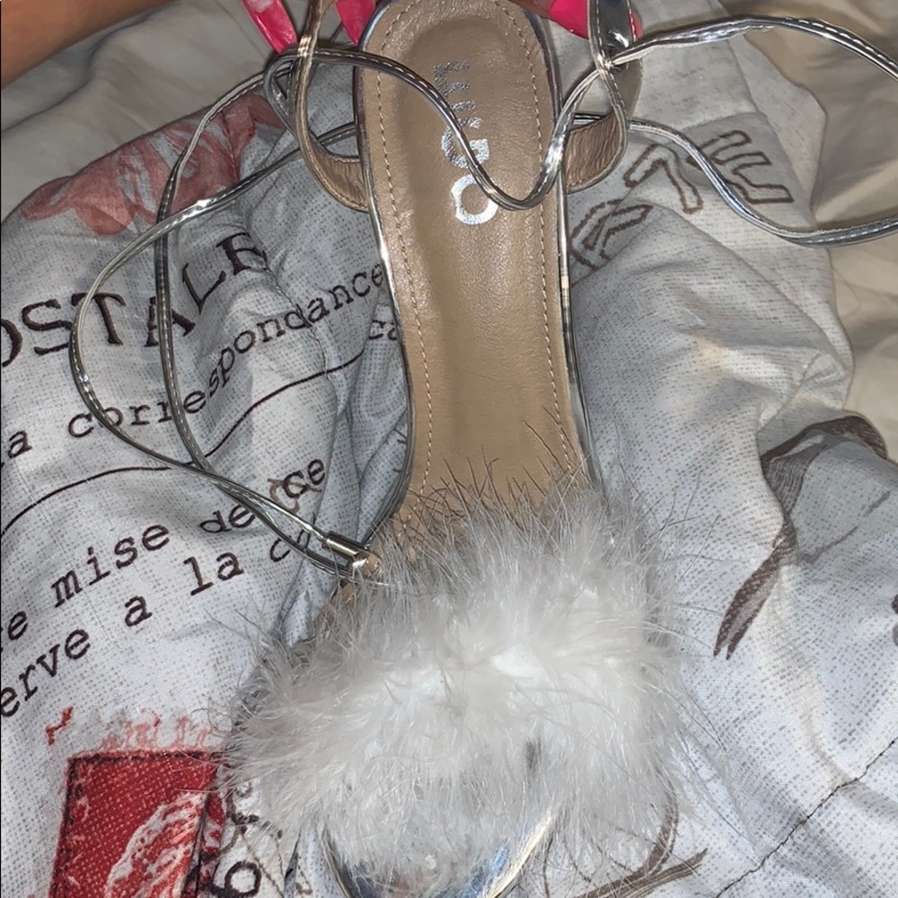 Ego savanna fur lace up heels❣️ - Picture 2 of 3